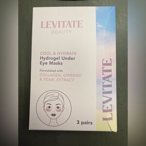 Levitate Beauty Hydrogel Under Eye Masks Cool & Hydrate 3 Pairs NIB